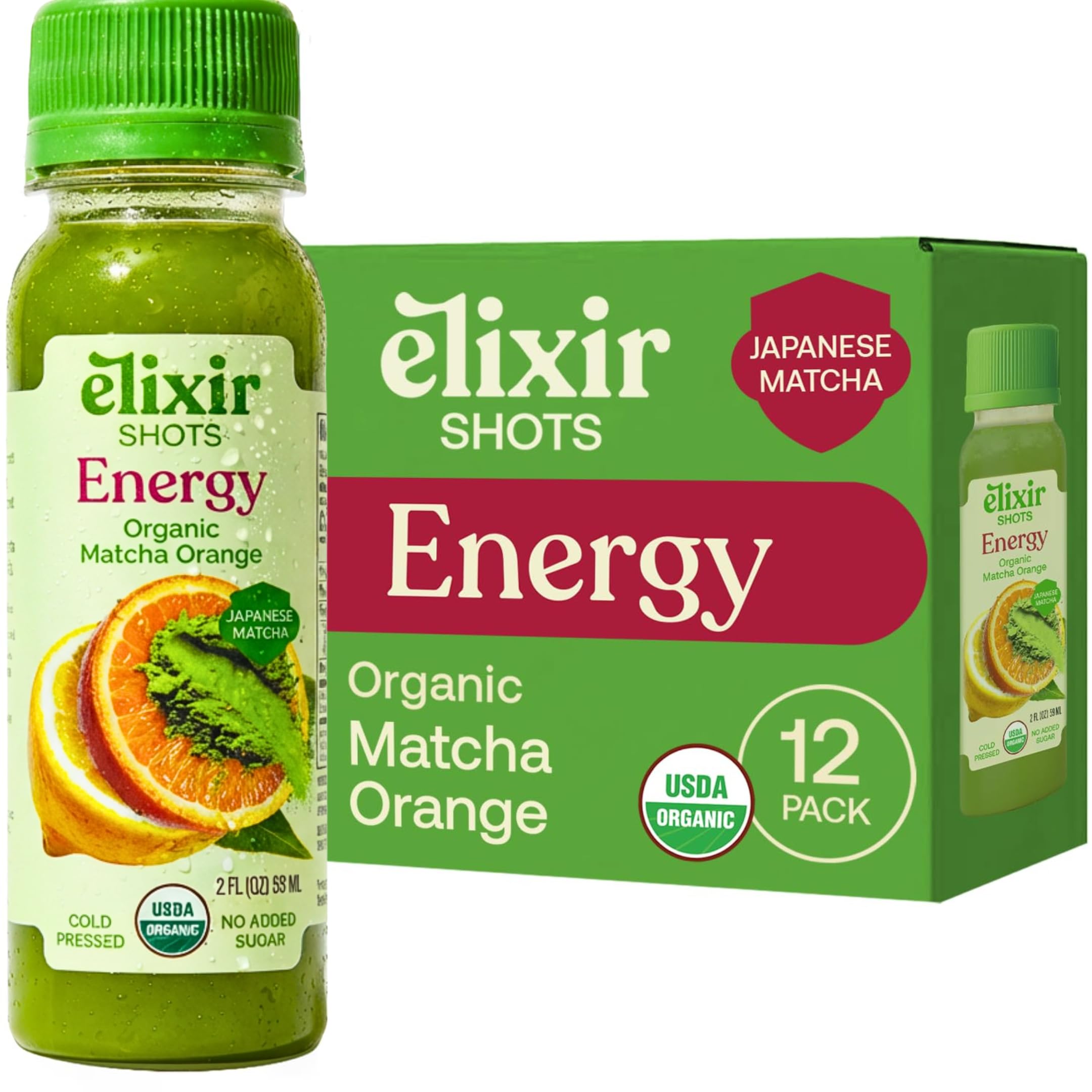 Amazon.com : Elixir Energy Shots with Gentle Caffeine and L