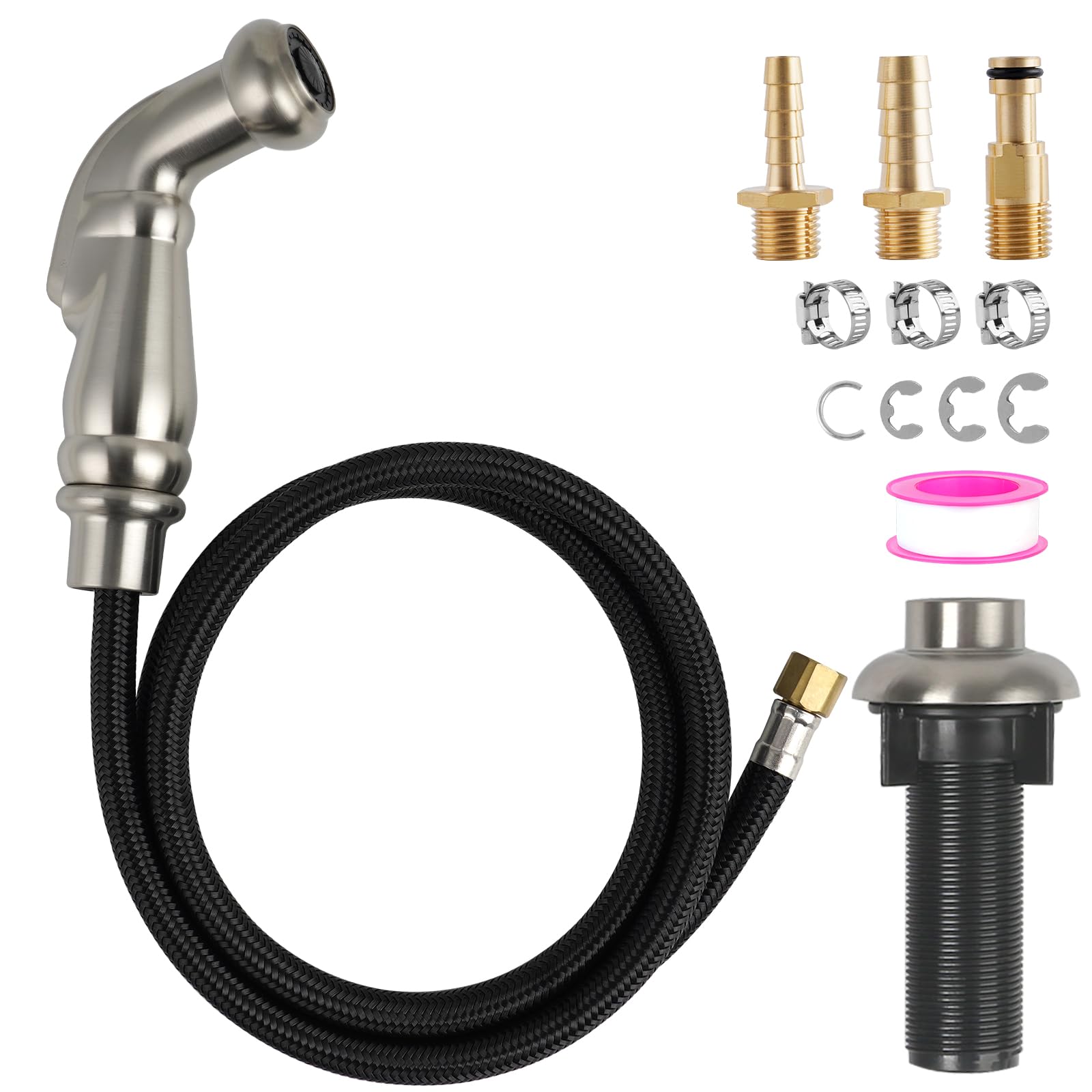 Amazon.com: Hygie Rinse Kitchen Faucet Sprayer Attachment/Hose
