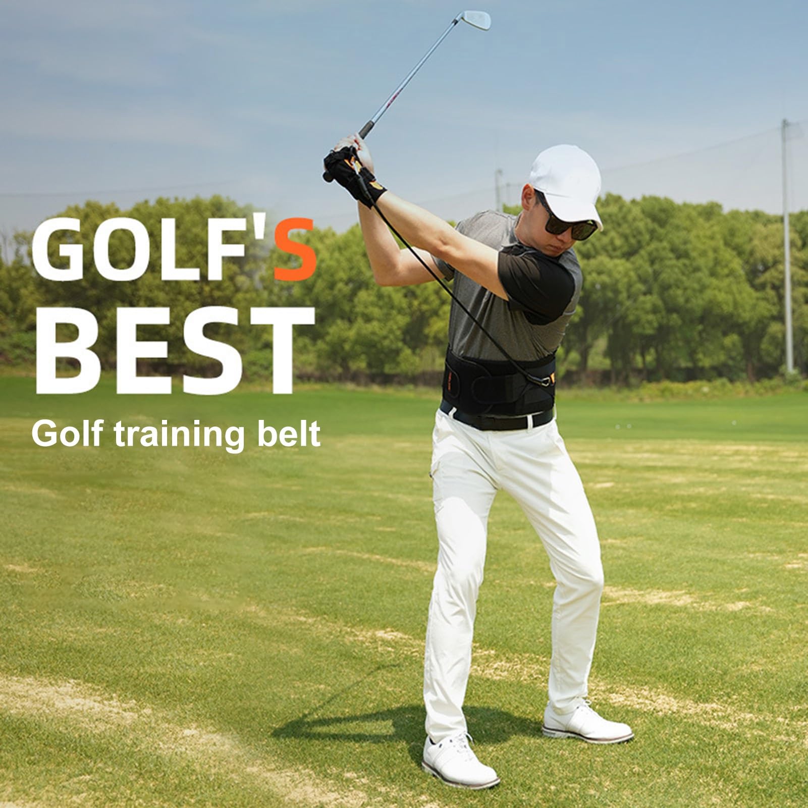 Golf Training Taille Gürtel Swing Trainer Aid Männer Frauen Handgelenk Haltung Korrektor Golf Swing Übung Armband Anfänger Golf Zubehör für perfekte Schwünge