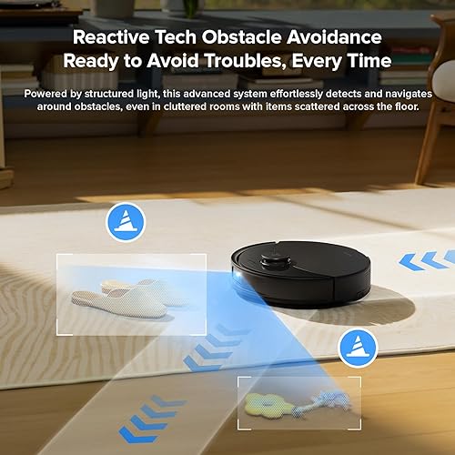 Miniatura 7 de roborock Q10 X5 Robot Aspirador y Trapeador Combo, 10,000 Pa HyperForce, Sistema Dual Antienredos, Elevación Automática de Fregona, Cepillo Rascador