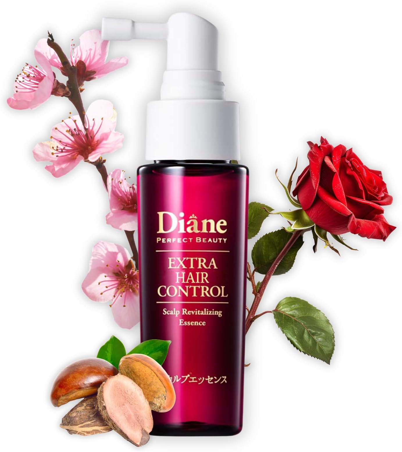 Moist Diane Thicker Fuller Hair Serum, Hair Serum for Women & Men by Salicylic Acid, Keratin, Ginseng& Argan Oil, Hair Thickening from Japan 1.69 Fl Oz