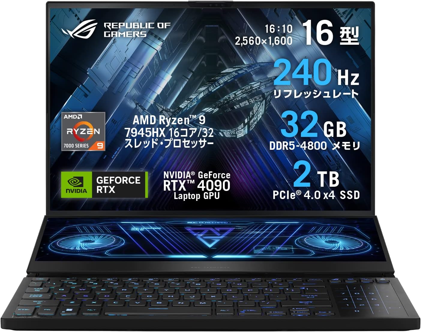 Rog Zephyrus Duo Asus Rog I9 10th Gen ROG Zephyrus Duo 15 Core I9