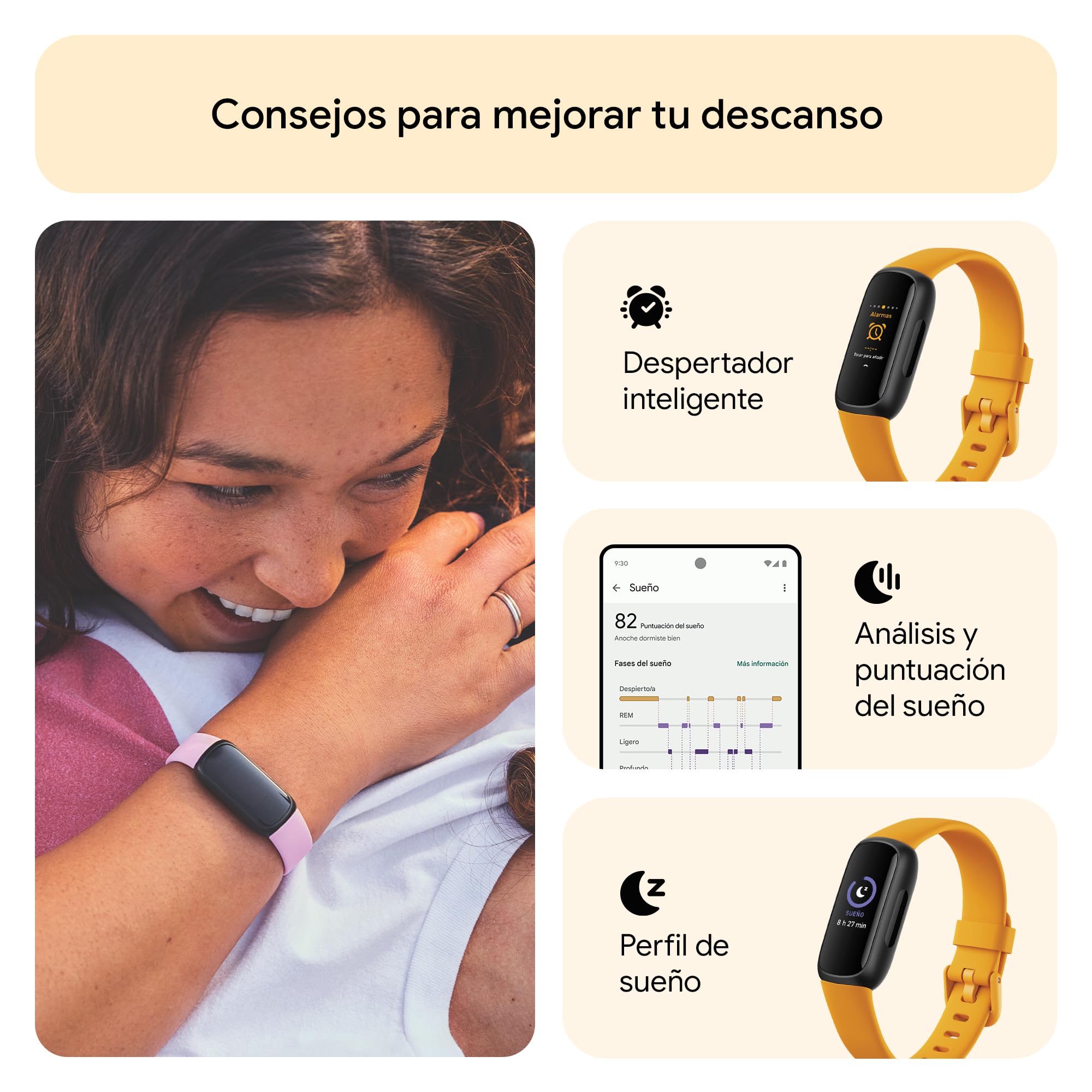 Google Fitbit Inspire 3, la pulsera de salud y actividad física con hasta 10 días de batería y compatible con Android e iOS
