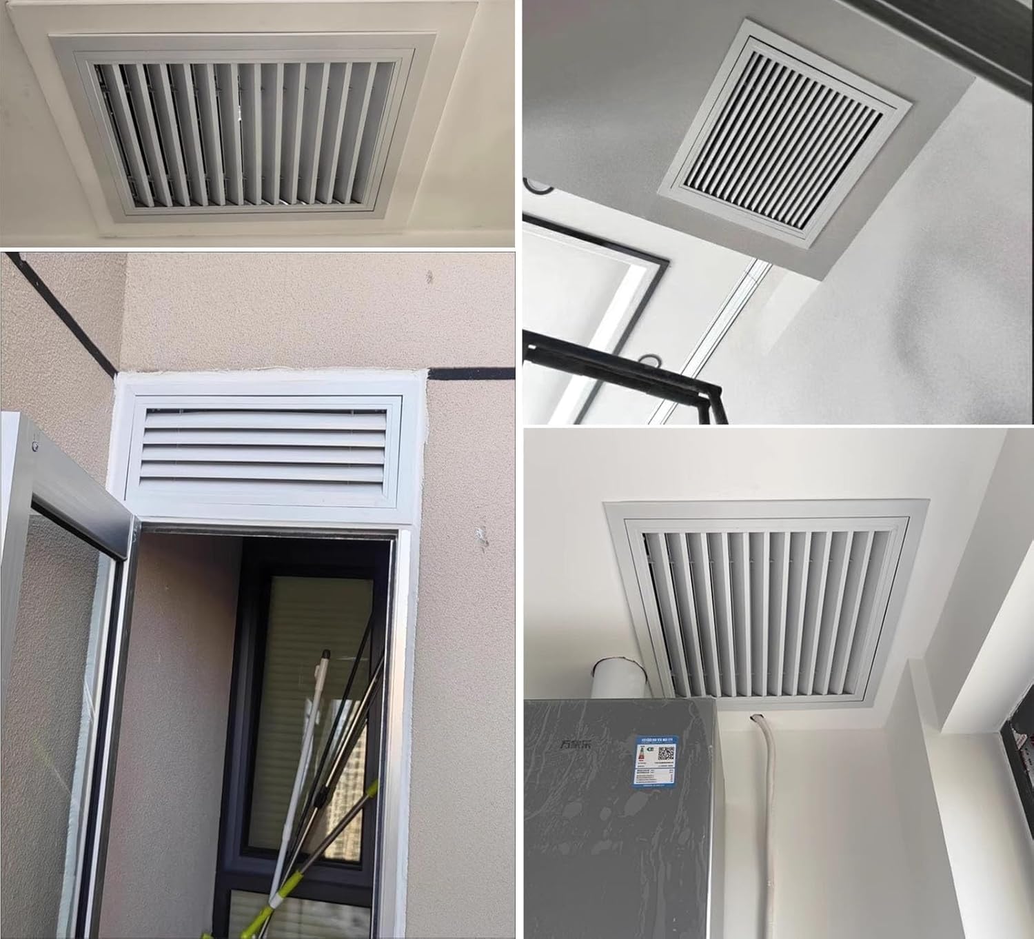 Customizable Gable Vent & Vented Access Panel for Attics, Sheds, Garages, Playhouses - Durable, Weather-Resistant Ceiling/Wall Hatch (16x28 in / 41x71 cm)