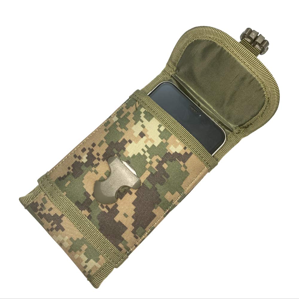 Ulefone Marsupio universale tattico da cintura per telefono con sistema Molle, custodia di sicurezza regolabile con moschettone funzionale per Ulefone Armor 34 pro/armatura 24