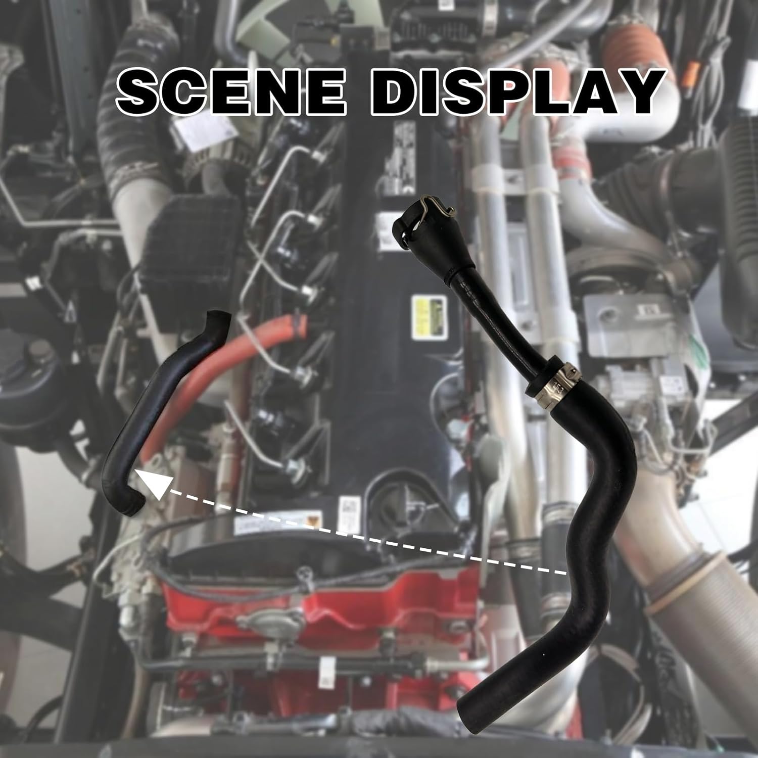 Oil Crankcase Breather Pipe vent hose 2782031217 Compatible with Mercedes Benz S-Class GLS-Class E-Class ML550 C216 GL450 GL550 2011-2020 Replace 1572030017