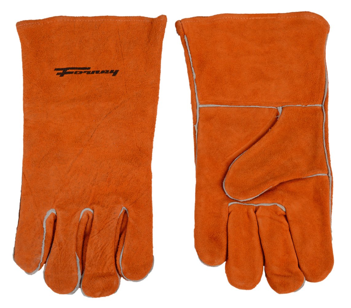 Forney 53432 Brown Leather Men's Welding Gloves, X-Large