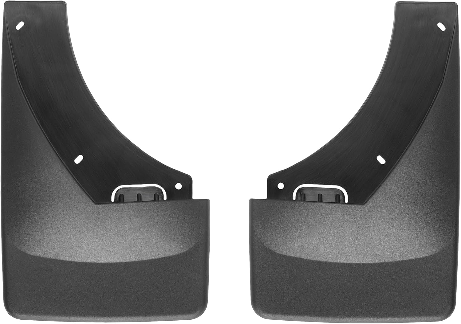 WeatherTech Custom No Drill Splash Guard MudFlaps for Chevrolet Tahoe, Tahoe - Rear Pair (120015), Black