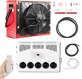 9 Best Mini Split Air Conditioner for RV in 2026 6 12V Air Conditioner Split Type 11000BTU 12 Volt Electric AC Unit Truck Cab Air Conditioner Fast Cooling Quiet Mini Split Camper AC Unit Universal for Vans Trucks Tractor Trailers