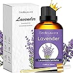 Sedbuwza Lavender Oil Essential Oil, 100% Pure and Natural Premium Lavender Fragrance Oil with Premium Glass Dropper for Diffuser, Aromatherapy Making - 3.38 Fl Oz/100ML
