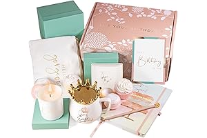 Happy Birthday Box for Women - Luxury Gift Baskets for Her Birthday