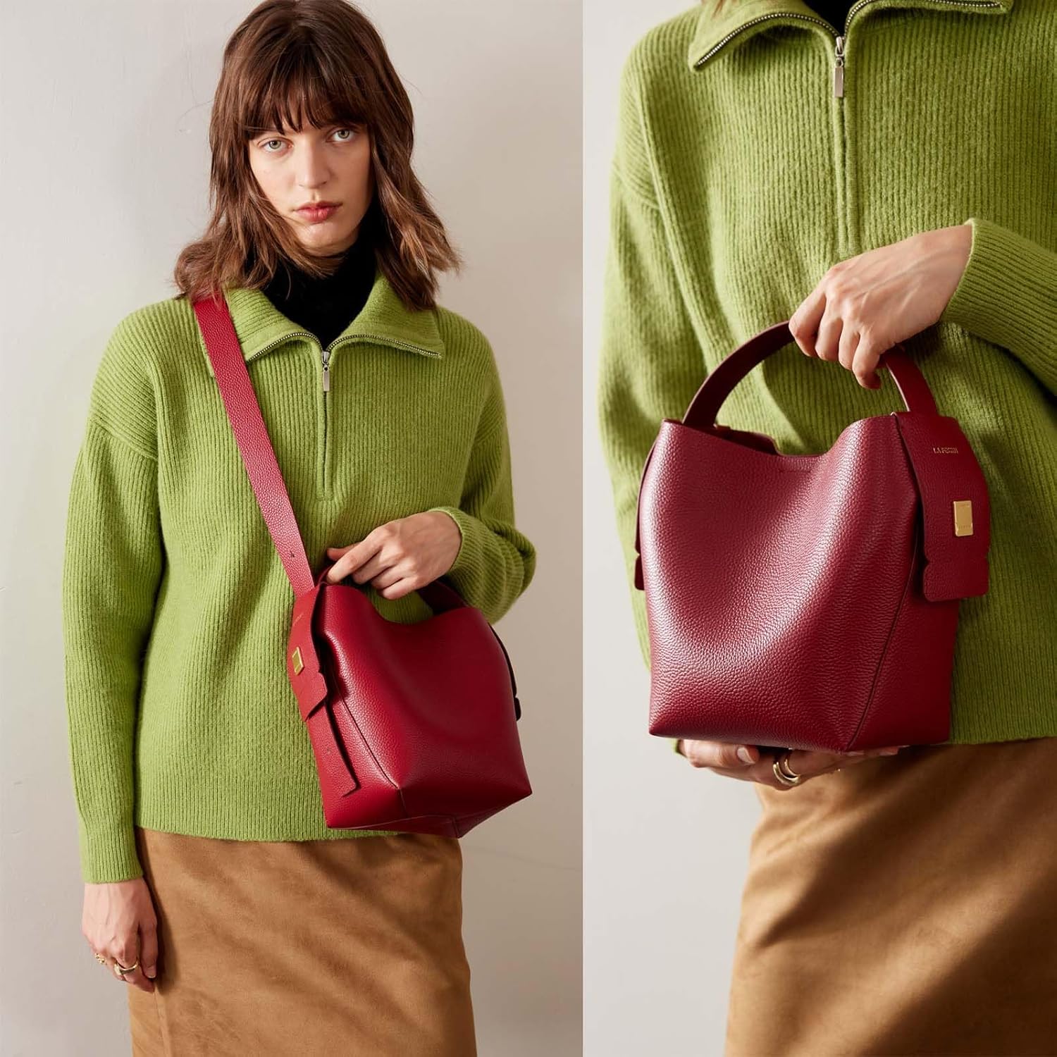 LA FESTIN Shoulder Handbags For Women: Leather Purse - Cute and Comfortable Satchel Purses for Girls - Image 2