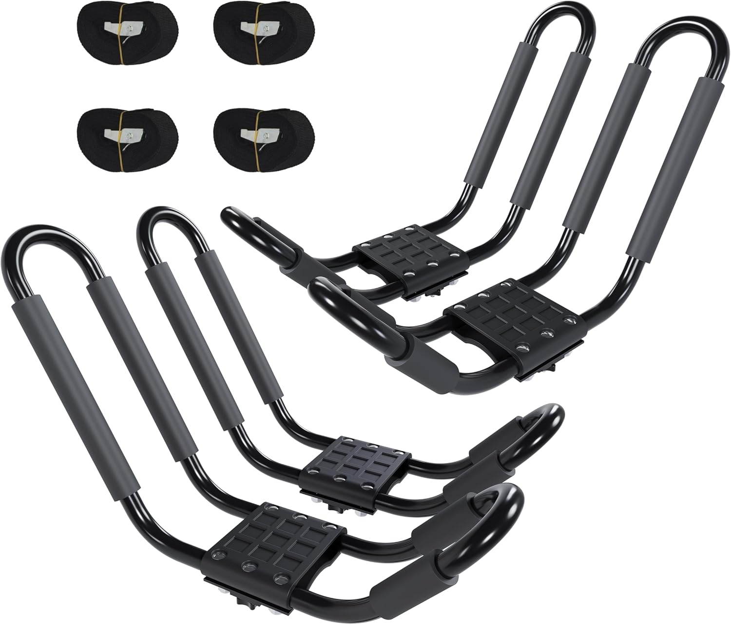 ECOTRIC Kayak Roof Rack J-Bar Carrier Set of 4