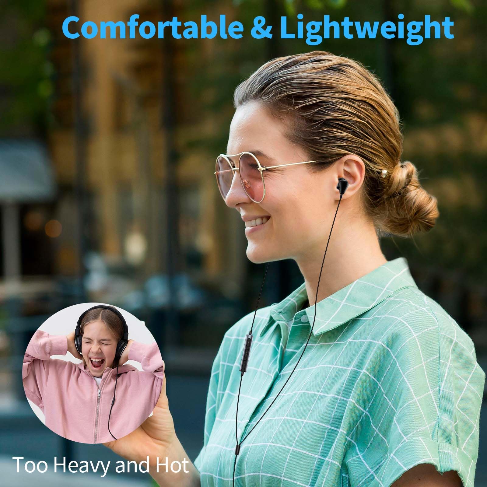 Cuffie USB Con Microfono Per PC E Gaming - Semi In Ear Stereo Per Computer, PS4, PS5, Mac - Foto 5