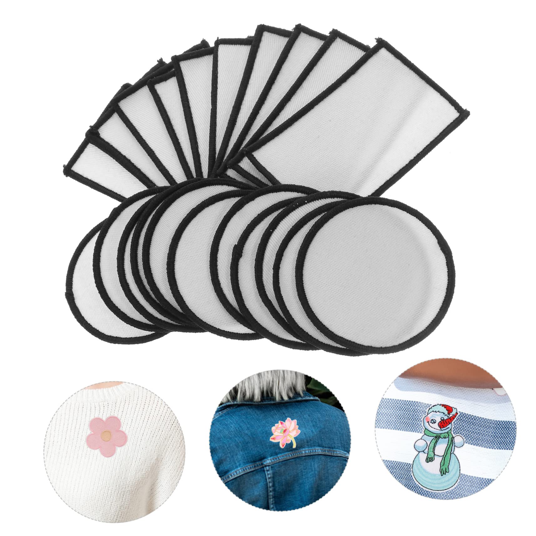 Operitacx 100piezas Parches Para Ropa Parches Termoadhesivos De Decorativos Para Reparación De Para Mochilas y Proyectos De Costura