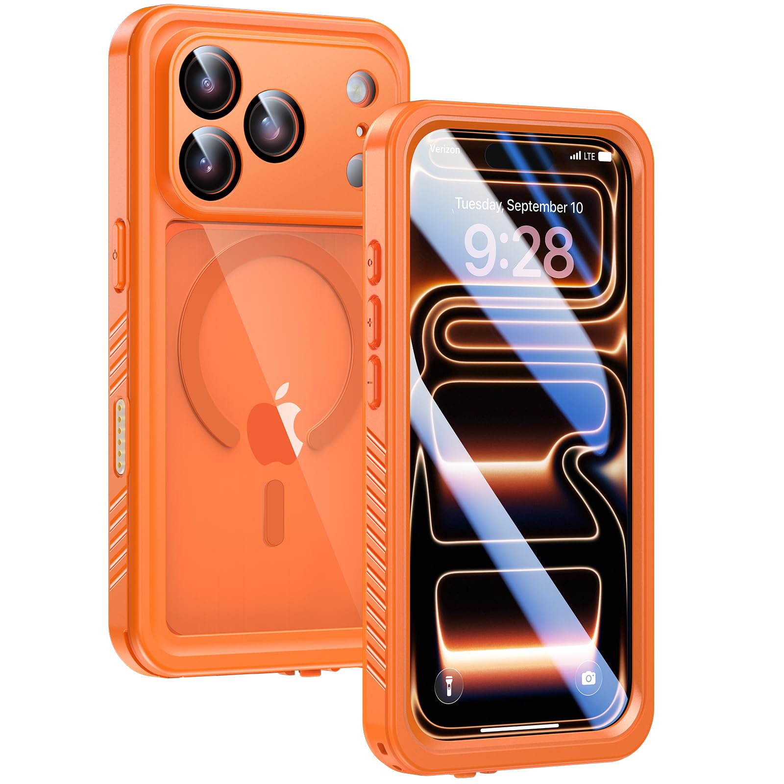 Lanhiem Magnetic for iPhone 17 Pro Max Case Waterproof, Built in Screen Protector & Camer…