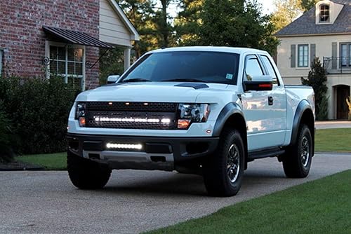 Vista 27 de Barra de luz LED ultra fina de una fila delgada de 26 pulgadas, 120 W, haz de punto todoterreno, luz antiniebla para cabina, barco, coche, ATV, SUV