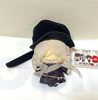 黒執事／ぷぎゅット ぬいぐるみマスコット／アンダーテイカー プライズ セガ アニメ 黒執事 寄宿学校編 おひるねこマスコット
