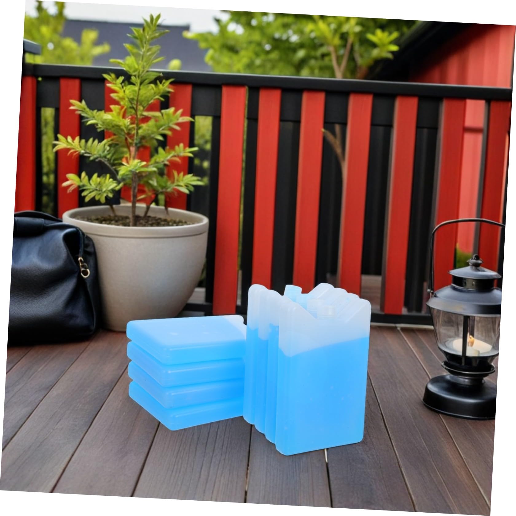 Toyvian 8 Pezzi Contenitore Termico per Alimenti Freddi Portatile capacità Refrigerante, per Picnic e Campeggio, Design Riutilizzabile Senza necessità di Acqua