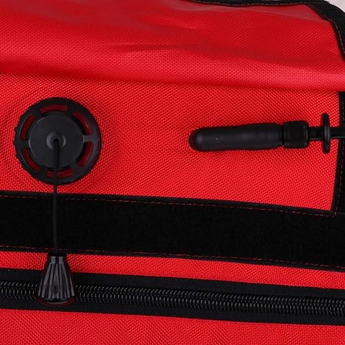 Miniatura 4 de Baosity - Flotador inflable de entrenamiento de alta visibilidad para buceo, pesca submarina, esnórquel, 4 colores disponibles, rojo