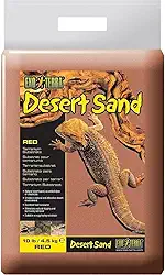Exo Terra Areia do deserto, 4,5 kg, vermelha