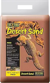 Exo Terra Areia do deserto, 4,5 kg, vermelha