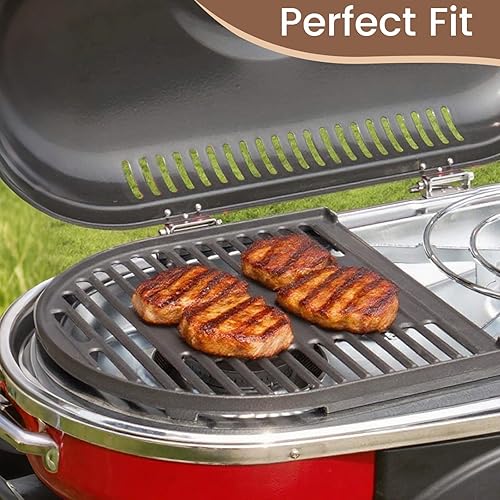 Miniatura 9 de CN94N - Rejillas de cocina de hierro fundido para parrillas Coleman Roadtrip LX LXE LXX (2 unidades)