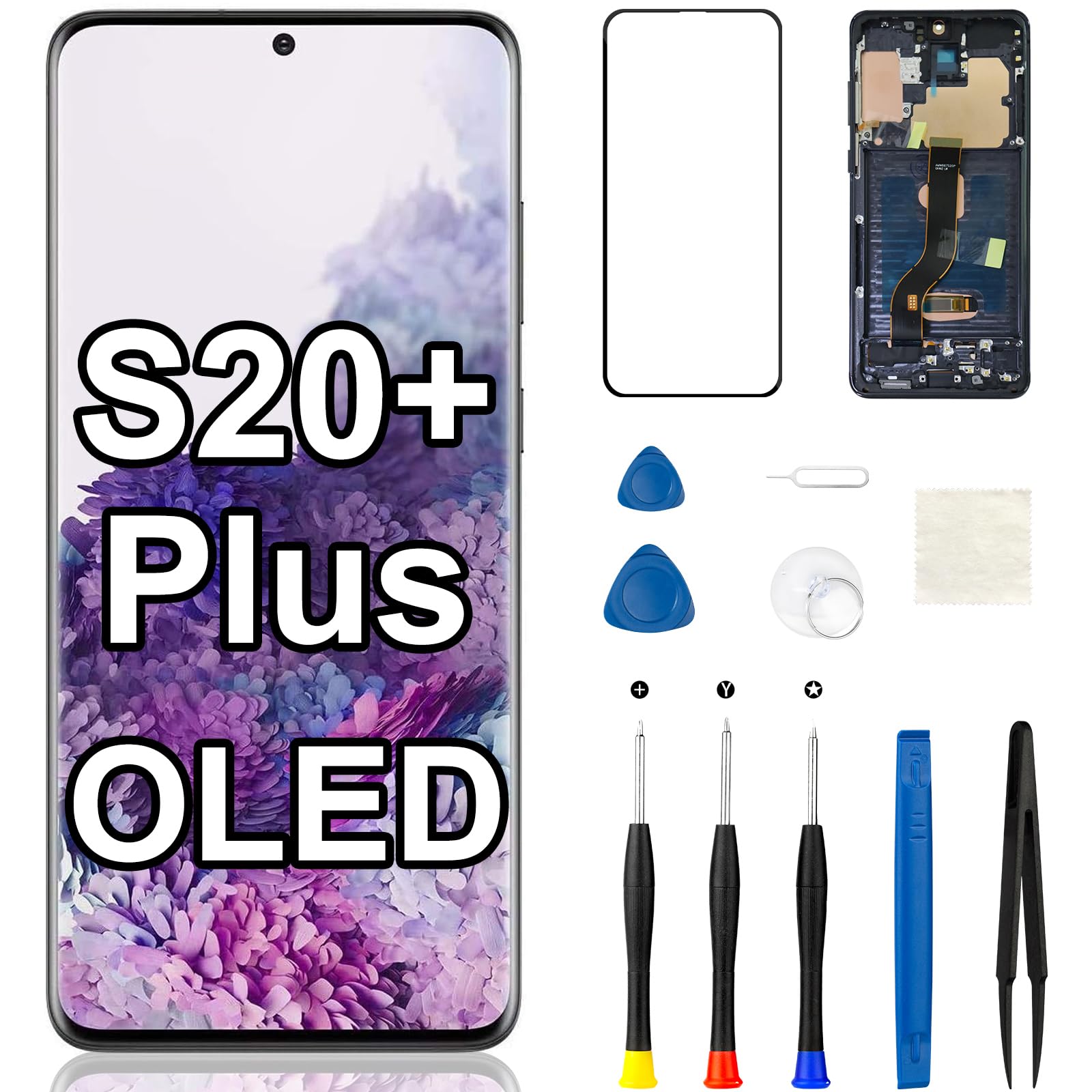 Amazon.com: for Samsung S20 Plus 5G OLED Screen Replacement with