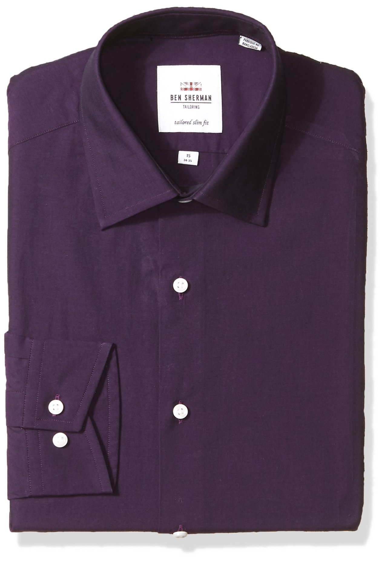 slim fit dress slacks Ben Shirt (Slim Fit) - Black