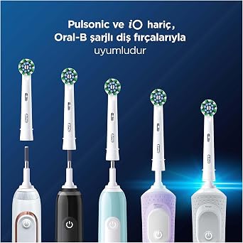 Oral-B Cross Action X-Filament Şarjlı Diş Fırçası Yedek Başlığı 4 Adet