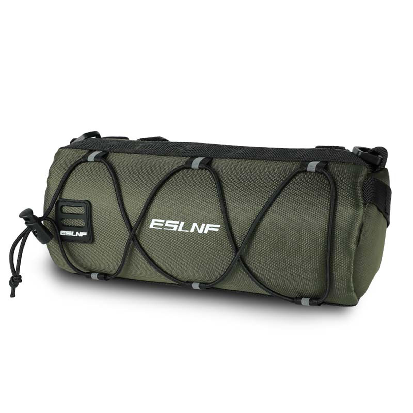 Sacoche De Guidon Vélo étanche - Nylon 420 - Pour VTT, Vélo De Route, Moto - Grand Rangement, Réglable En Bandoulière