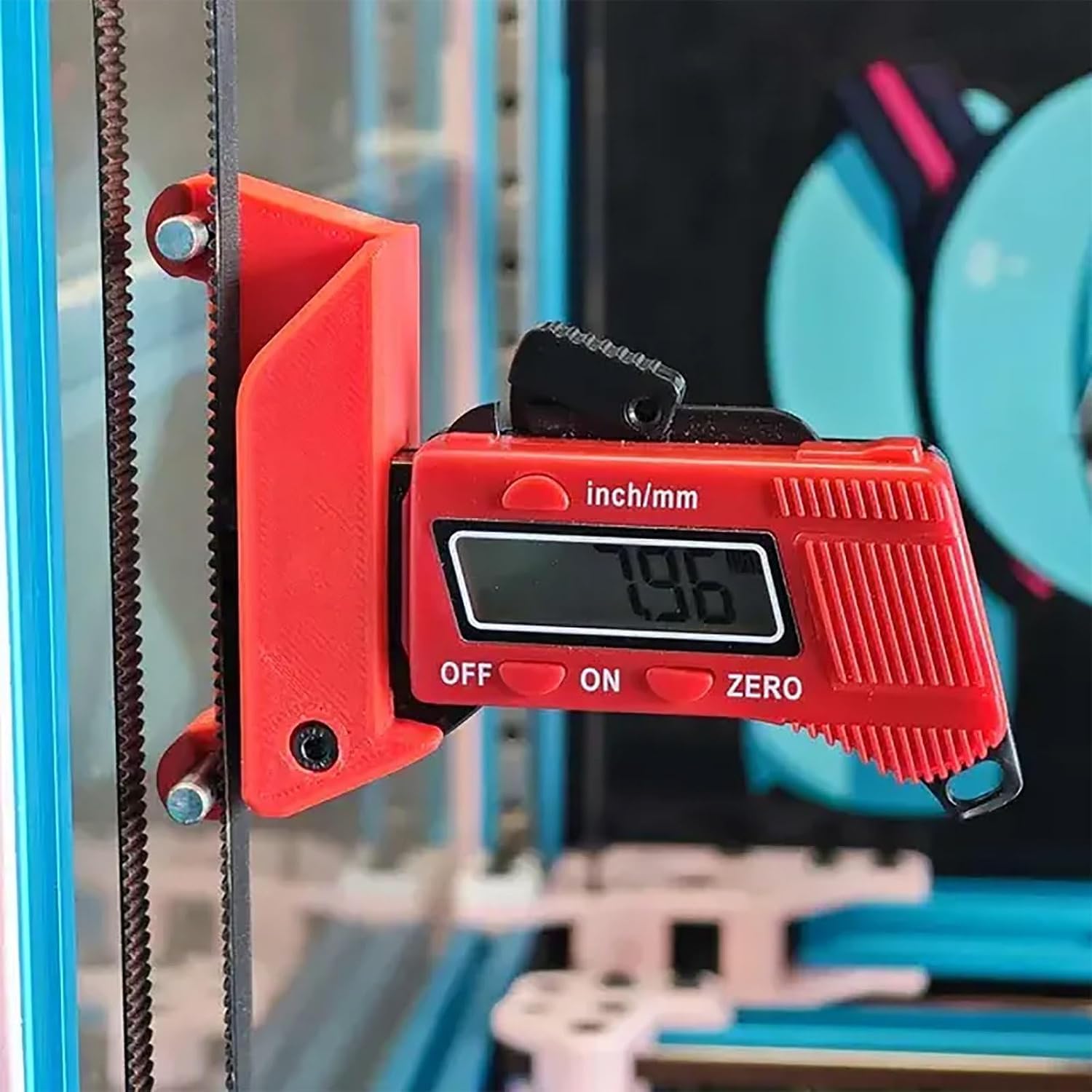 Miernik napięcia paska sonicznego, cyfrowy miernik napięcia paska z podświetlanym wyświetlaczem LCD, 2 przełączniki, wysoka czułość i szybka reakcja, do pasów klinowych z wieloma żebrowanymi