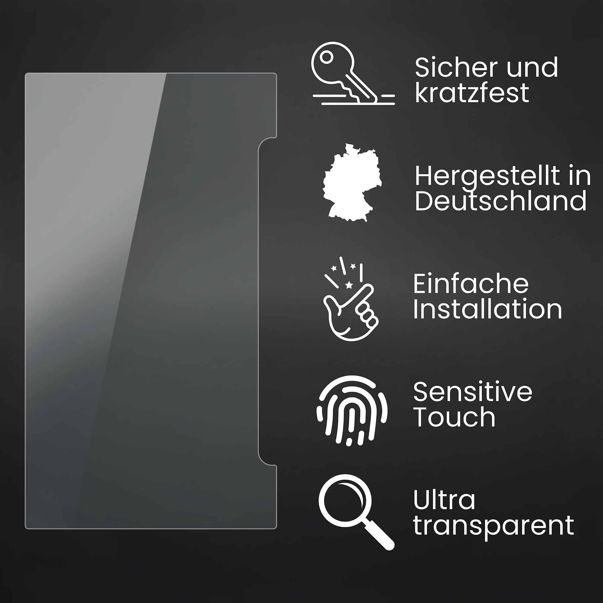 Bruni 2x Protecteurs D'écran Pour Sony XAV-AX6050 - AtFoliX Allemagne