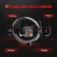 Vista 3 de Nueva Versión Luz Antiniebla LED de Reemplazo Para 2004-2018 Nissan Sentra /11-14 Nissan Maxima/Altima Sedan 07 en adelante/ 14-16 Rogue/ 08-10