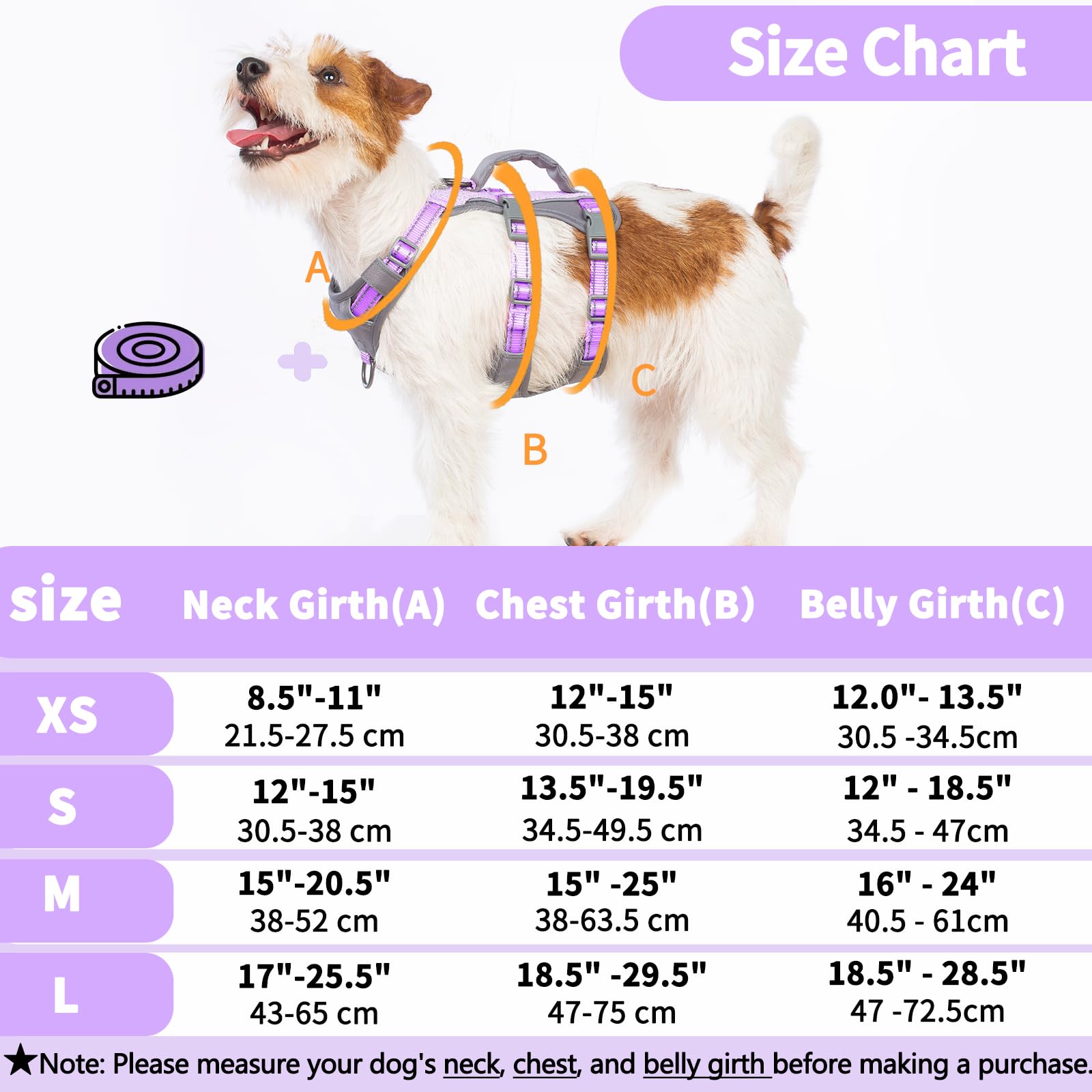 Huntboo Escape Proof Dog Harness Medium, Anti-Pull Dog Harness with Handle, Breathable, Adjustable, Reflective Dog Harnesses - Image 2