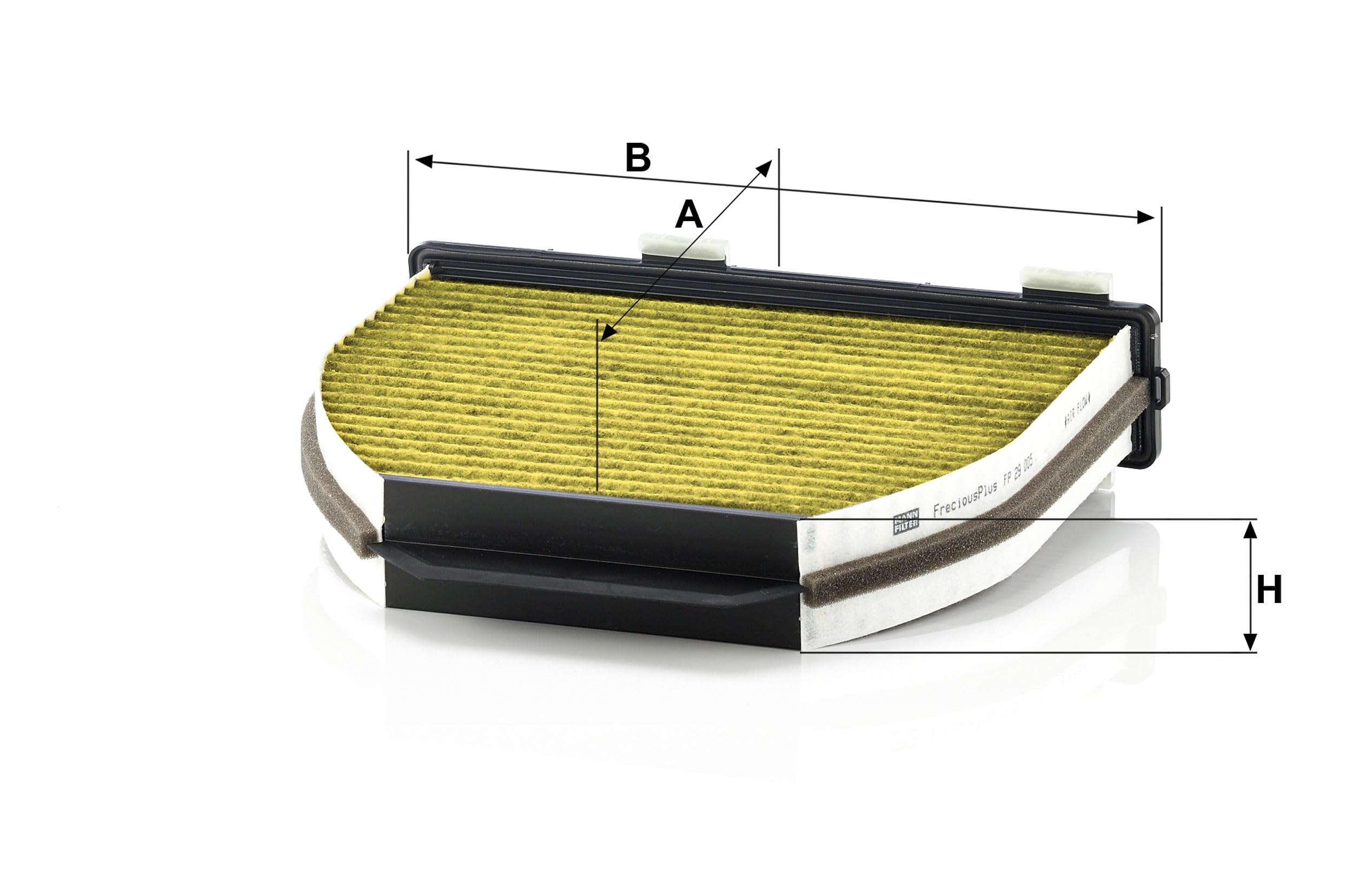 MANN-FILTER FP 29 005 Filtre à air d'habitacle – FreciousPlus filtre à pollen bio-fonctionnel – Pour véhicule particulier