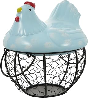 1pc Chicken Egg Holder Organizer Basket Storage Basket for Home Decor Snack Fruit Storage Container Unique Kitchen Dining Accessory Housewarming
