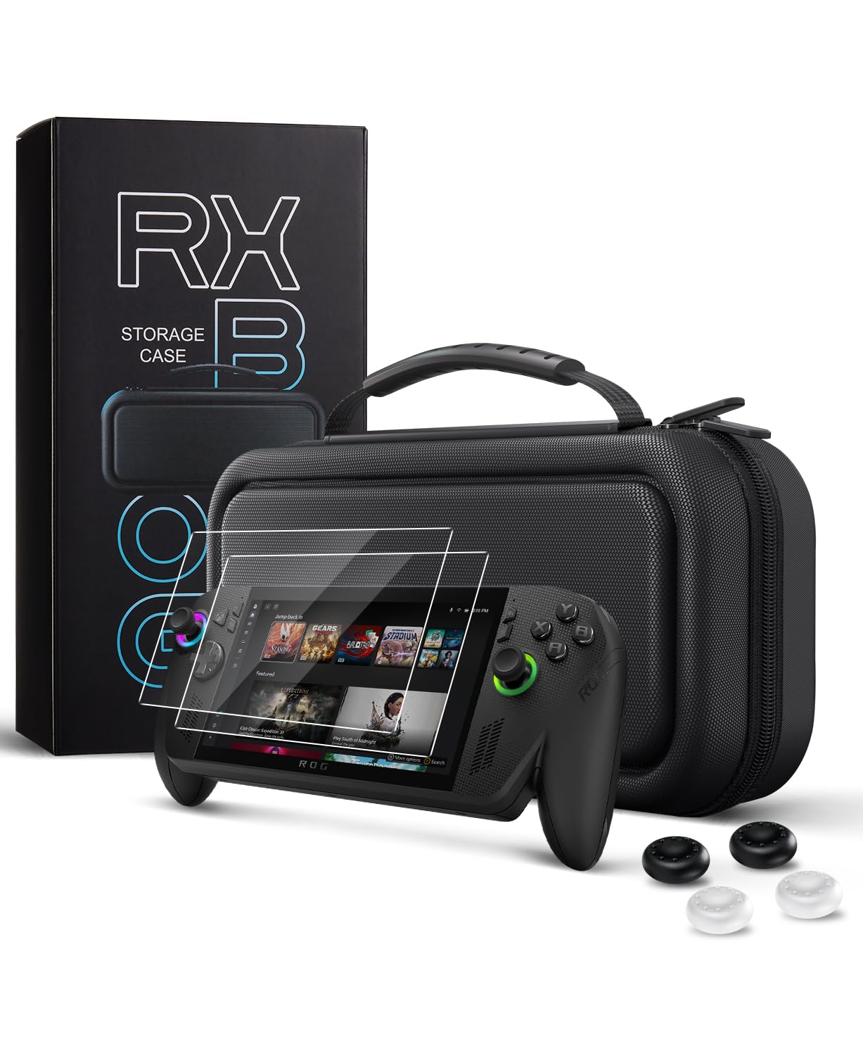 CoBak Hard Carrying Case for ASUS ROG Xbox Ally ROG Xbox Ally X 7 2025 - 3 in