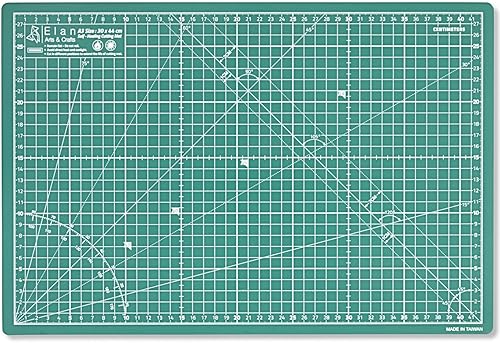 Miniatura 2 de Elan Tapete de corte verde A0 A1 A2 A3 A4, tapete de 5 capas, tabla de cortar autorreparable, tapete de arte, tapete de corte autorreparable,