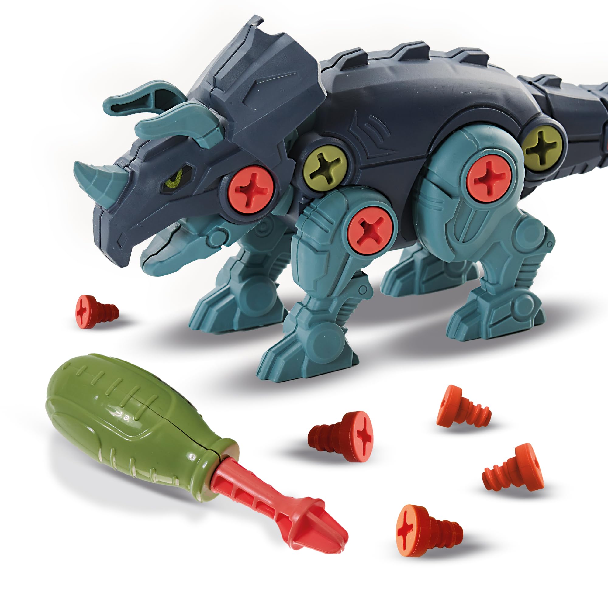 SES Creative 14291 Dino Screw Constructions, Creative Building Kit for Kids Aged 5+ - Image 4