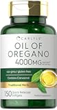 Carlyle Oregano Oil 4000mg Supplement | 150 Softgel Capsules | Contains Carvacrol | Non-GMO & Gluten Free Formula