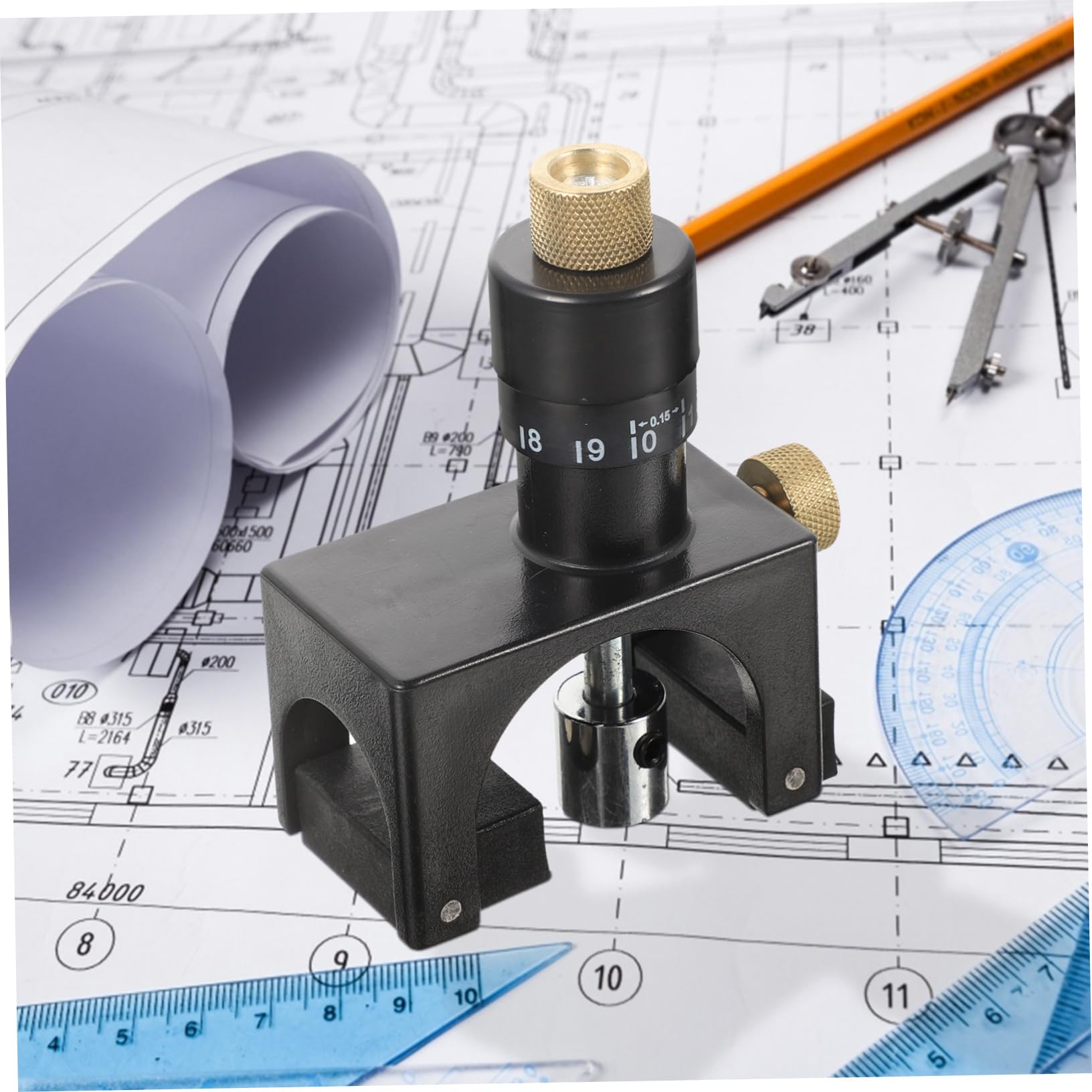 Angoily Allineatore Per Pialla Regolabile Magnete, Strumento Di Precisione Per Lavorazione Legno, Calibrazione Facile e Portatile Per Piallatrici
