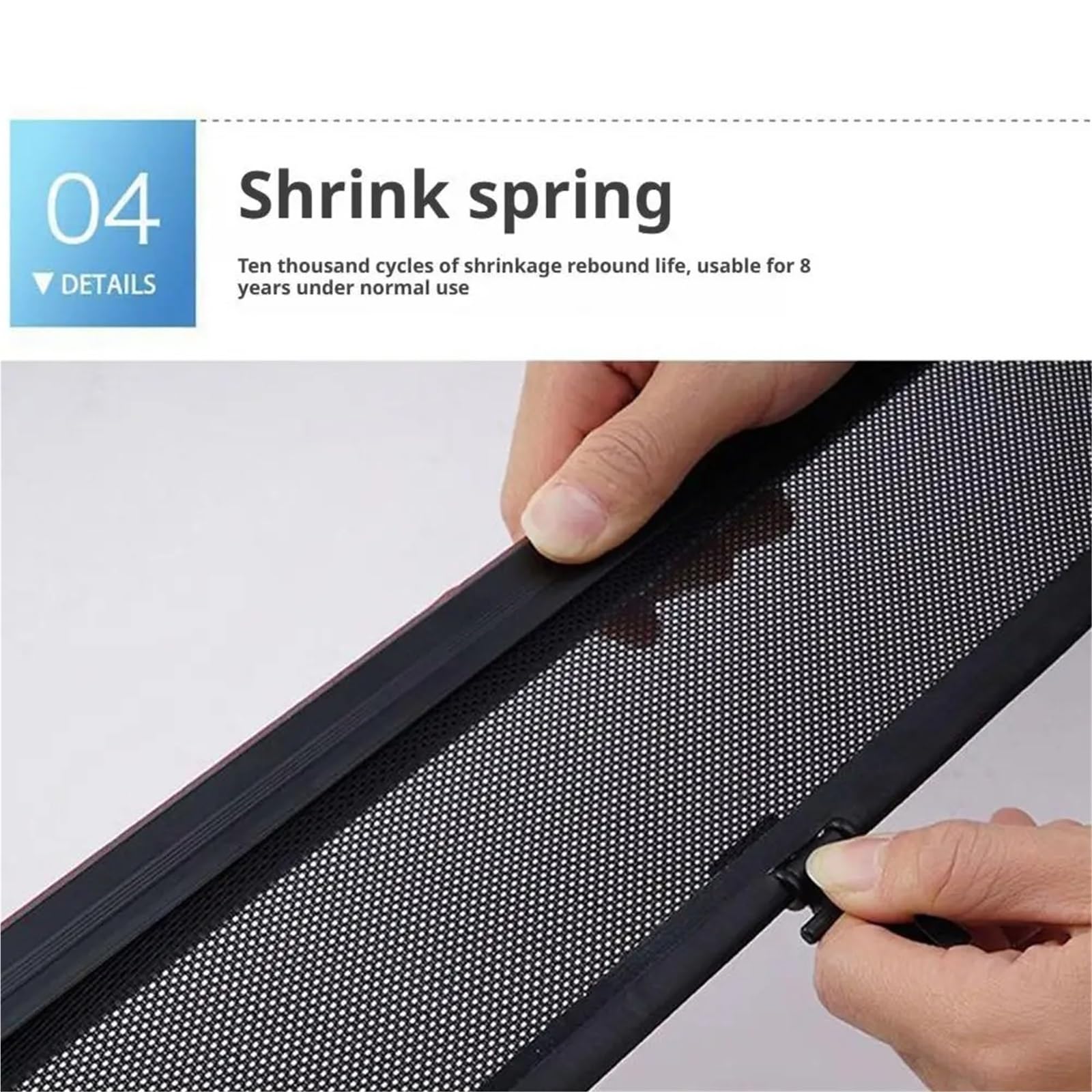 Parasol Lateral Coche Privacidad Cortina de Ventana Coche Parasol retráctil Verano Auto Ventana Lateral Protección Solar UV Aislamiento Pliegue(A)