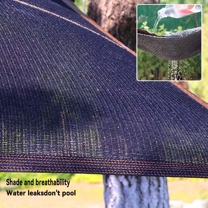 Paño de protección UV de malla E negra con ojales, 80 % de bloqueo UV disponible en 8 x 8 m, 8 x 10 m, 10 x 10 m y 6 x 10 m, ideal para jardín, patio, invernadero y uso al aire libre