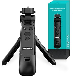 AODELAN Camera Wireless Remote Control Mini Tripod Shooting Grip Handheld Grip Tripod for Canon EOS R RP R5 R6 90D M50 SL2 PowerShot SX70 HS Cameras, Replaces Canon HG-100TBR