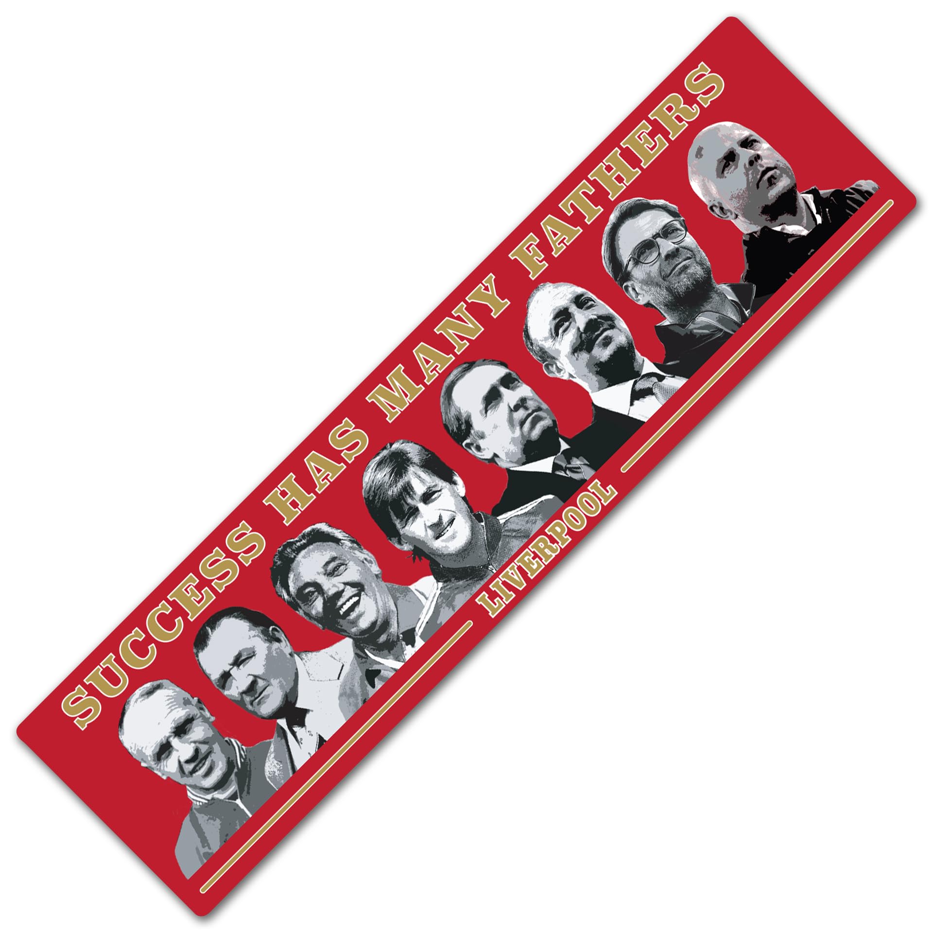 Liverpool Success Has Many Fathers Bar Runner/Desk Mat/Mouse Pad - 83x22cm