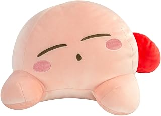 Club Mocchi Mocchi- Suya Kirby Plush - Sleeping Friend Kirby Plushie - Squishy Toys - Collectible and Cute Stuffed Animals - Gaming Gifts and Game Room Decor - Video Game Collectibles - 15 Inch