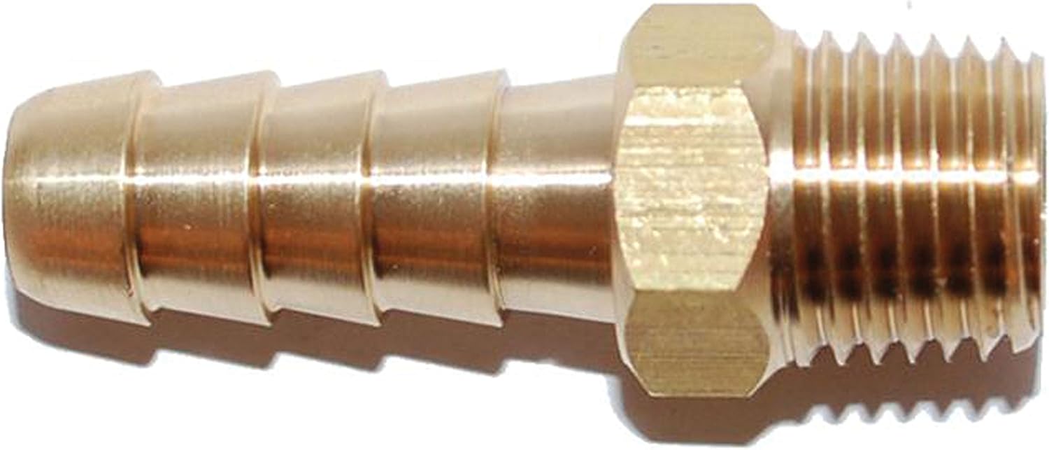 Attwood Universal Hose Barb Fuel Fitting, 1/4 x 5/16-Inch