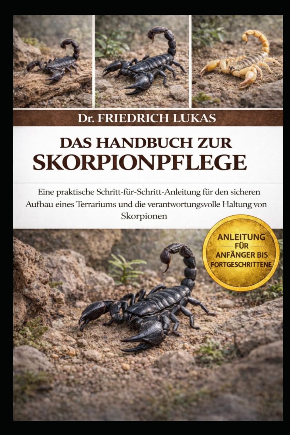 DAS HANDBUCH ZUR SKORPIONPFLEGE: Eine praktische Schritt-für-Schritt-Anleitung für den sicheren Aufbau eines Terrariums und die verantwortungsvolle Haltung von Skorpionen.