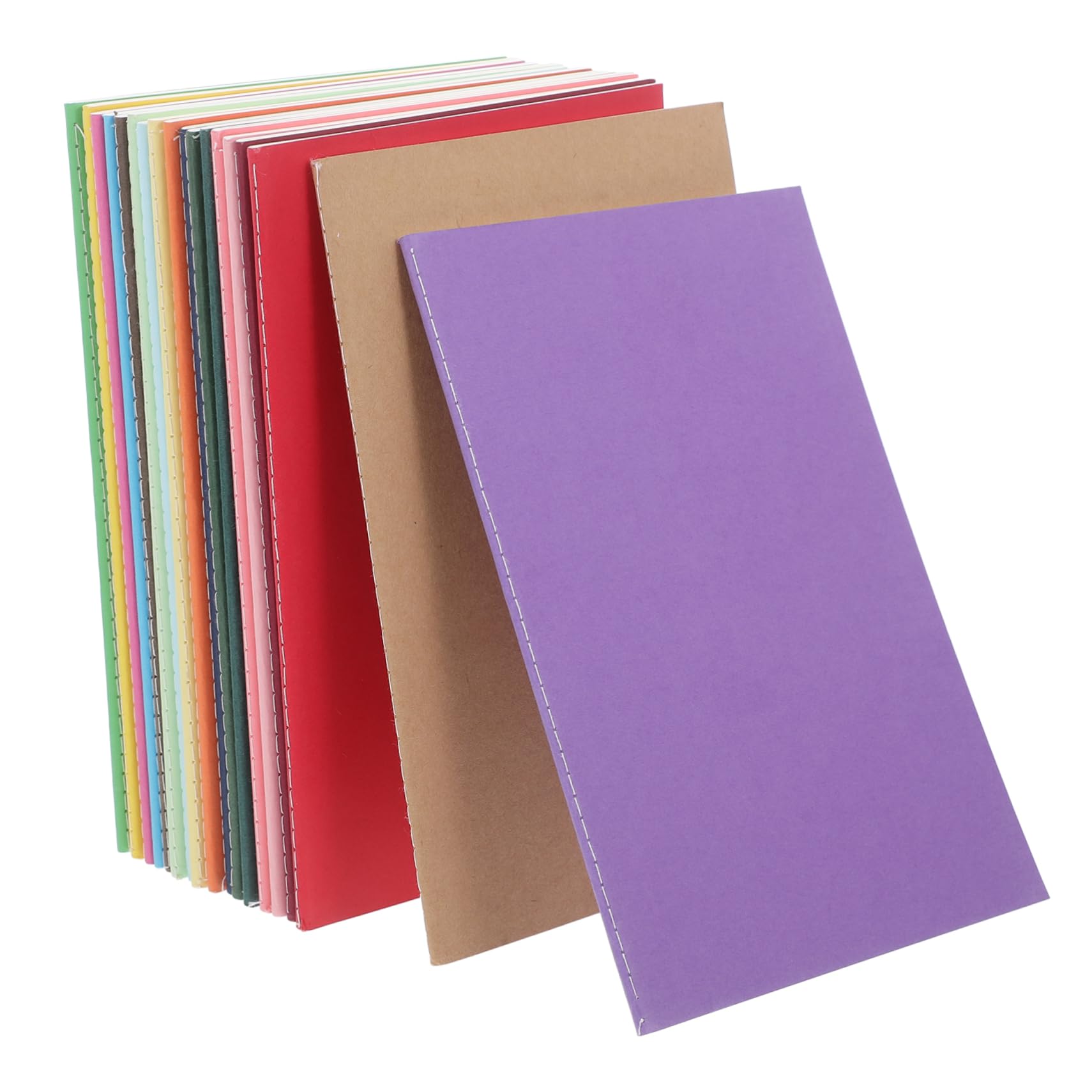 Quaderno Kraft A5 18 Pezzi, Taccuini Colorati 60 Pagine | Carta, Scrittura e Schizzi, Decorazioni Scuola, Uso Versatile per Appunti e Disegno